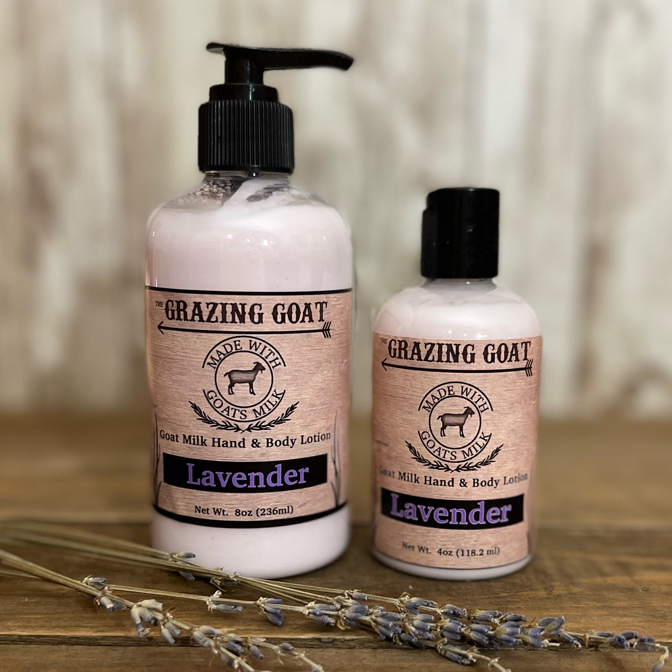 The store grazing goat